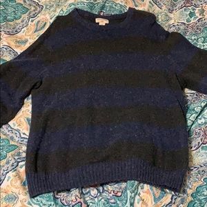 Blue and grey sweatshirt